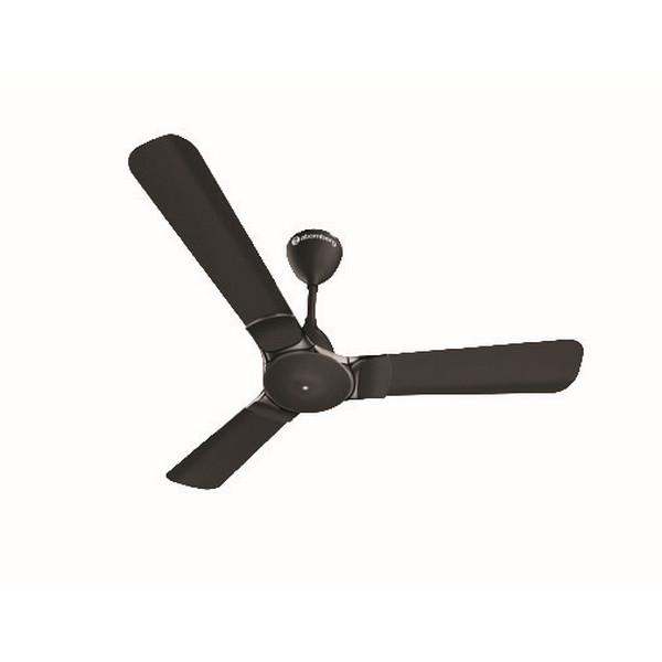 ATOMBERG NON Smart - Ceiling Fan  ERICA Meta 1200mm Midnight Black copper matte ring | Balze Brown gold mate ring | Seasand Ivory rose gold matte ring | Gloss White copper matte ring