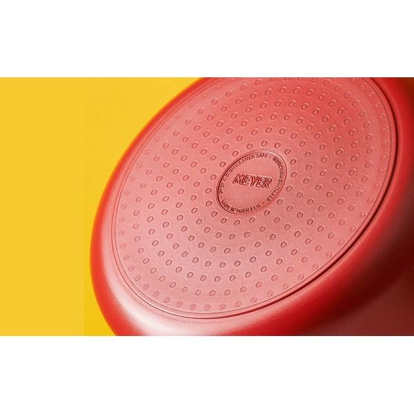Meyer Bauhaus IH COV Casseole 24CM 14202 RED