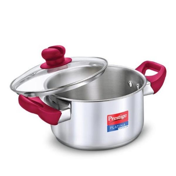 PRESTIGE Casserole With Glass Lid 22 cm