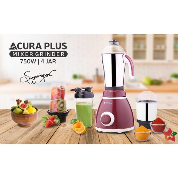 Wonderchef Acura Plus Mixer Grinder 750W | 4 Jar