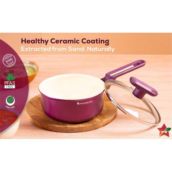 Wonderchef Sauce Pan (Deep  Purple)