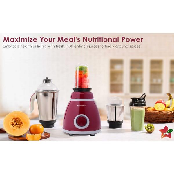 Wonderchef Acura Plus Mixer Grinder 750W | 4 Jar