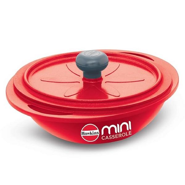 Hawkins Die-Cast Mini Casserole Square Series 0.75L RED
