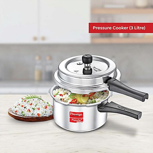 PRESTIGE   PRESSURE COOKER  ALUMINIUM 4.0 Litre