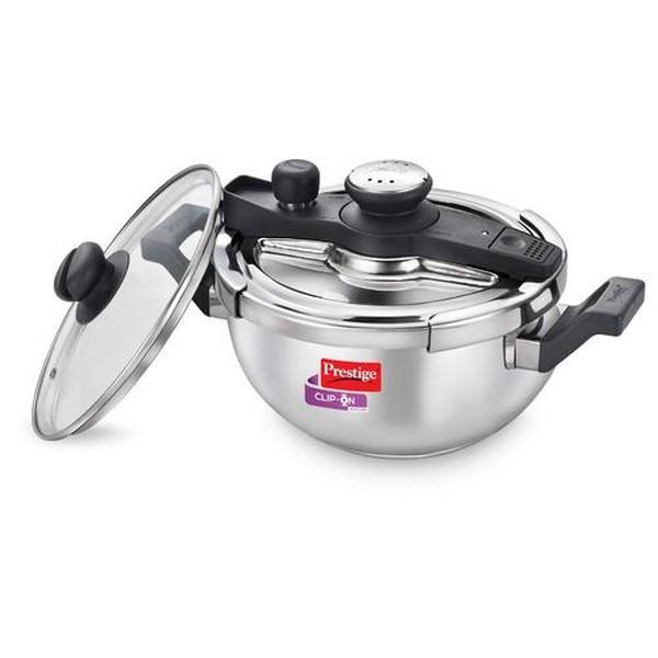 PRESTIGE STAINLESS STEEL PRESSURE KADAI -3.5 Litre