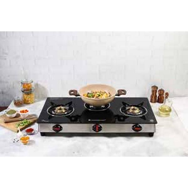 Wonderchef Cooktops Galaxy Glass Cooktop  (Auto) 3 Burner