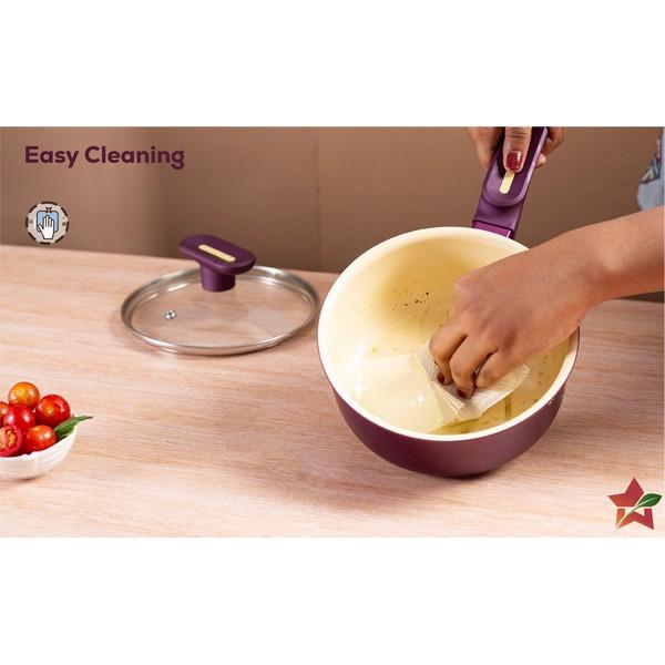 Wonderchef Sauce Pan (Deep  Purple)