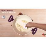 Wonderchef Kadhai with Lid  (Deep Purple)