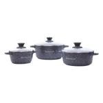 Wonderchef Casserole 6pc Set  (Grey)
