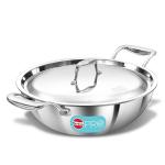 Hawkins Pro Tri-Ply Stainless Steel Deep Fry Pan 3.5L