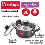 PRESTIGE HARD ANODISED PRESSURE KADAI -3.5 Litre