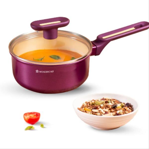 Wonderchef Sauce Pan (Deep  Purple)