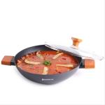 Wonderchef Caesar Forged Pans Kadhai with Lid