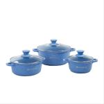 Wonderchef Casserole 6pc Set  (Blue)