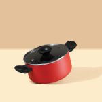 Meyer Bauhaus IH COV Casseole 24CM 14202 RED