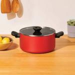 Meyer Bauhaus IH COV Casseole 24CM 14202 RED