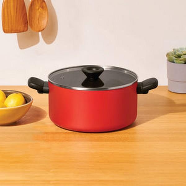 Meyer Bauhaus IH COV Casseole 24CM 14202 RED