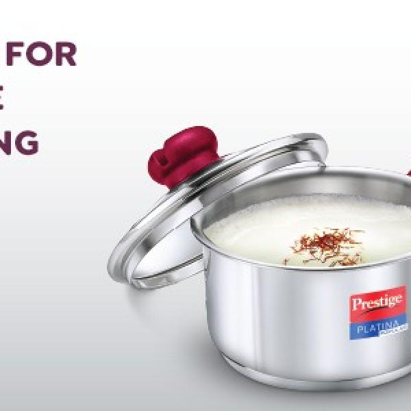 PRESTIGE Sauce Pan with Lid 18 cm