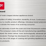 PRESTIGE  PRESSURE COOKER 1.5 Litre