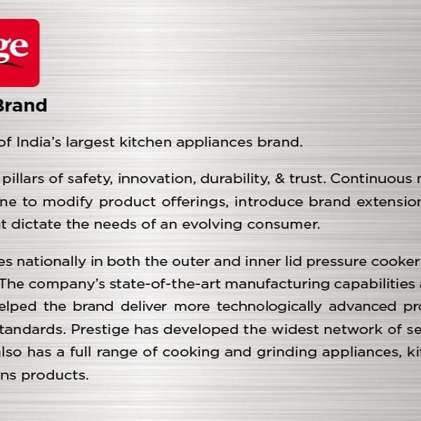 PRESTIGE  PRESSURE COOKER 1.5 Litre