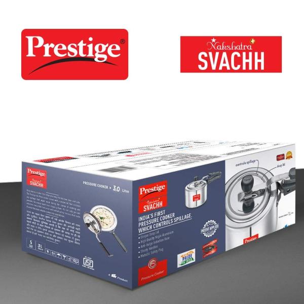 PRESTIGE   ALUMINIUM  PRESSURE COOKER 3.0 Litre