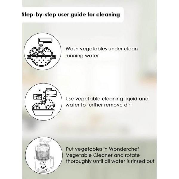 Wonderchef Vegetable Cleaner and Salad Spinner 2.4L