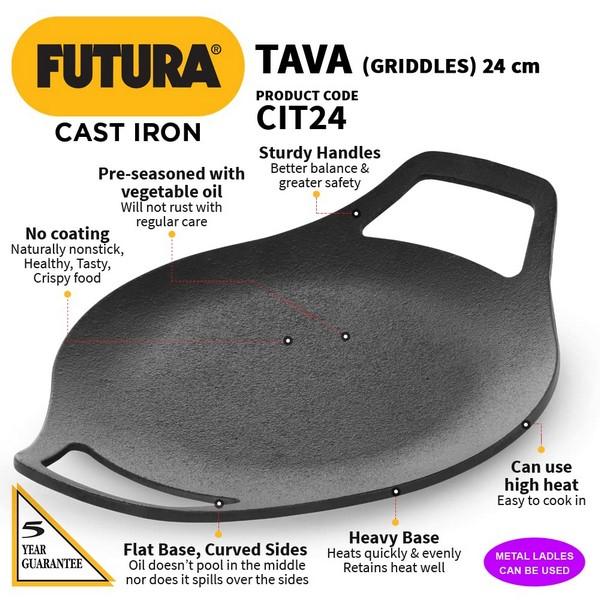 Futura Cast Iron Frying Pan 16CM