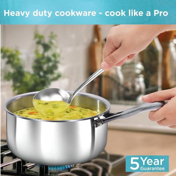 Hawkins Pro Tri-Ply Stainless Steel Sauce Pan 2.5L
