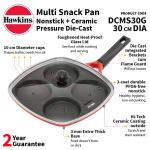 Hawkins Die-Cast Multi Snack Pan 30CM