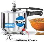 Hawkins Stainless Steel Pressure Cooker 3lit tall