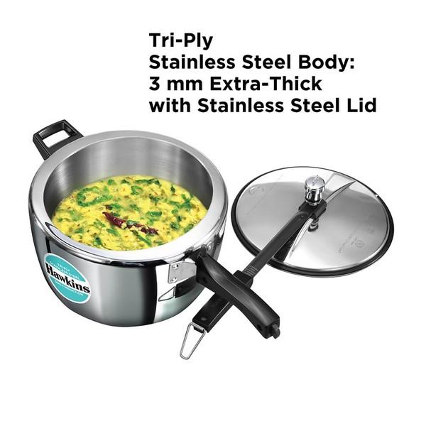 Hawkins Tri-ply stainless steel cooker 1.5lit