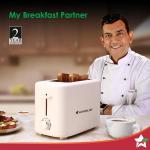 Wonderchef Bellagio 2-slice pop-up toaster  800W