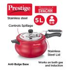 PRESTIGE  RED DUO  SVACHH  PRESSURE COOKER 5.0 Litre
