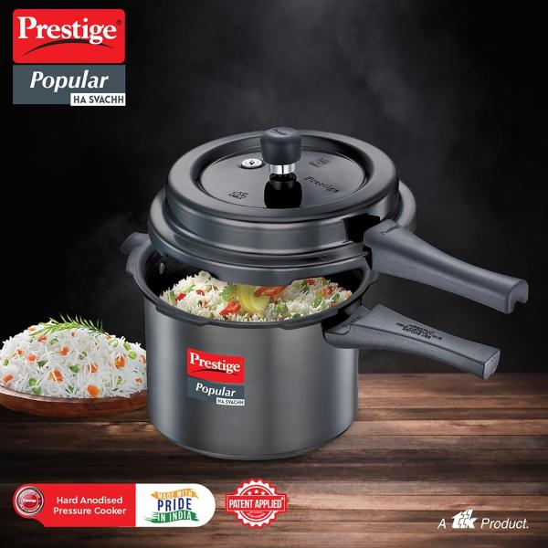 PRESTIGE   HARD ANODISED SVACHH  PRESSURE COOKER 5.0 Litre