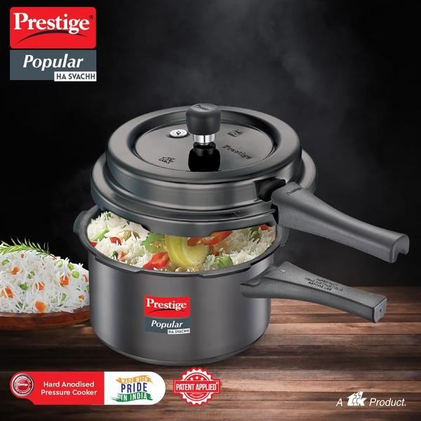 PRESTIGE HARD ANODISED  PRESSURE COOKER 2.0 Litre