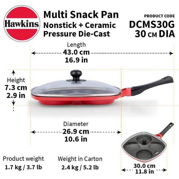 Hawkins Die-Cast Multi Snack Pan 30CM