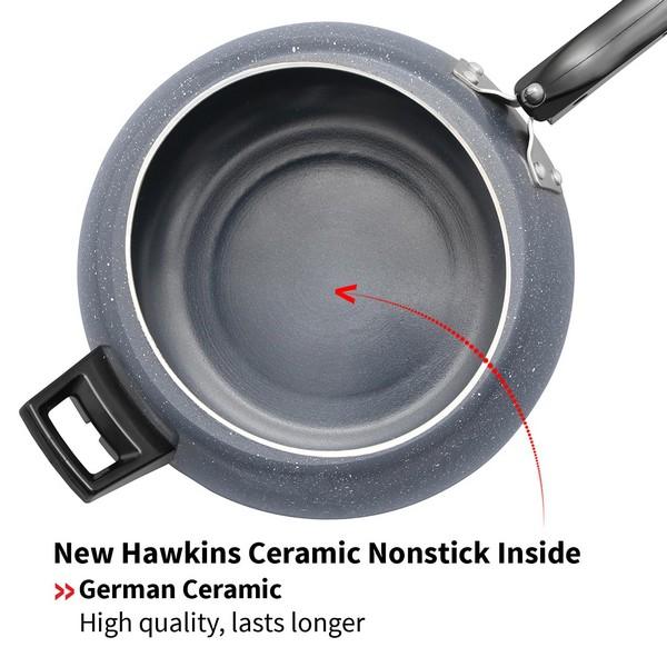 Hawkins Ceramic Coated Contura 3lit grey