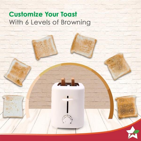Wonderchef Bellagio 2-slice pop-up toaster  800W