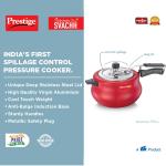 PRESTIGE  RED DUO  SVACHH  PRESSURE COOKER 5.0 Litre