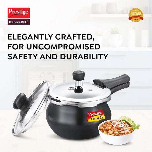 PRESTIGE  PRESSURE COOKER  HARD ANODISED 2.0 Litre