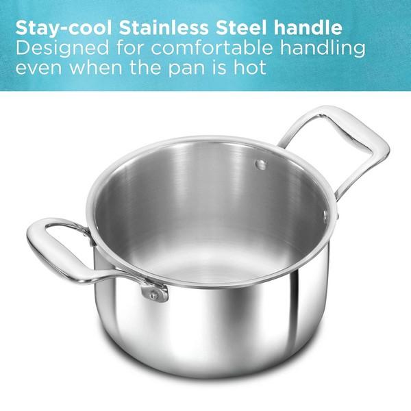 Hawkins Pro Tri-Ply Stainless Steel Milk Pan 3L