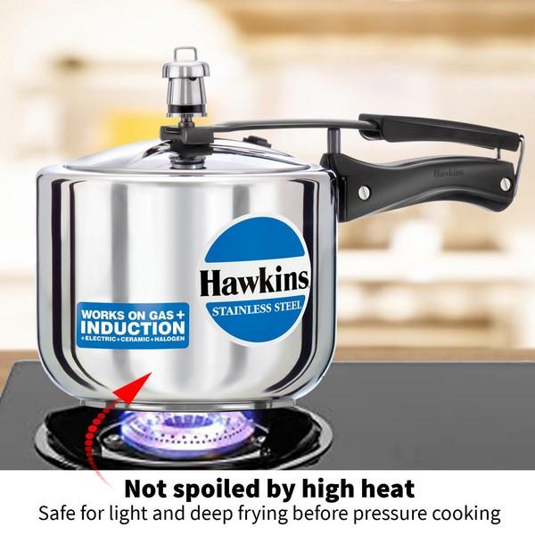 Hawkins Stainless Steel Pressure Cooker 3lit tall