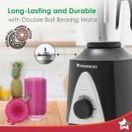 Wonderchef Hush BLDC Mixer Grinder 485W | 3 Jar