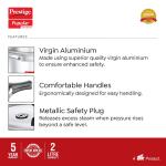 PRESTIGE ALUMINIUM  PRESSURE COOKER 2.0 Litre
