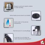 Wonderchef Crescent Electric Kettle  1.8L