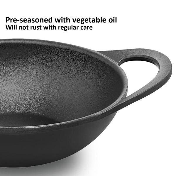 Futura Cast Iron Kadhai 24CM