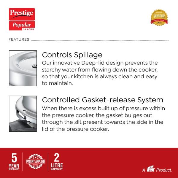 PRESTIGE Pressure Cooker 3.0 Litre