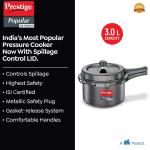 PRESTIGE   HARD ANODISED  PRESSURE COOKER 3.0 Litre