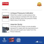 PRESTIGE  PRESSURE HANDI  HARD ANODISED 5.0 Litre