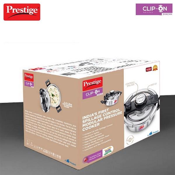 PRESTIGE STAINLESS STEEL  PRESSURE COOKER 2.0 Litre